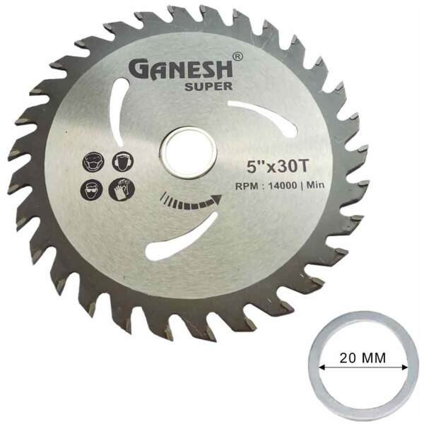 Ganesh Super Saw Blade 5" x 30T - 14000RPM - Image 3