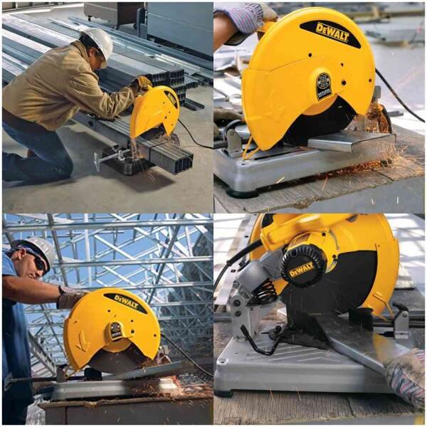 DEWALT DW871 Chop Saw with wheel included- 355mm - Image 5