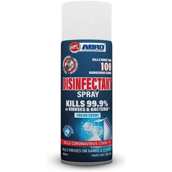 Abro Disinfectant Spray Kills 99.9% of Viruses & Bacteria 400ml