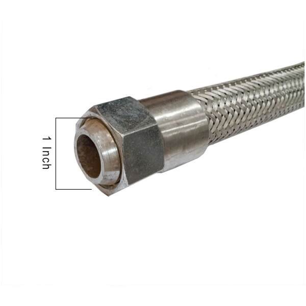 Stainless Steel Bellow Pipe Thread 1" X 1" Flange - Image 4