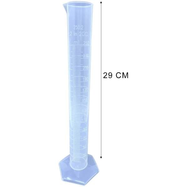 Borosilicate Glass Measuring Cylinder 250ML - Image 3