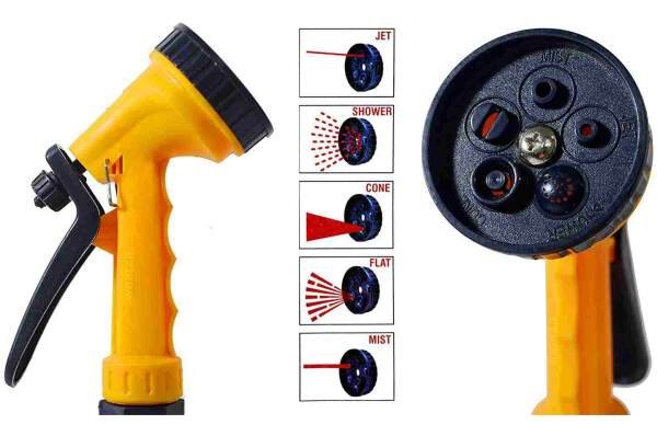 5 Pattern High Pressure Garden Water Spray Gun - Image 7