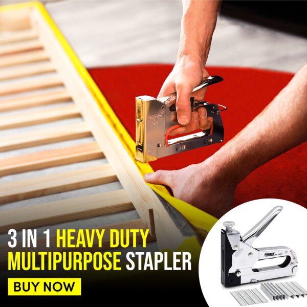 Finder Stapler 3 in 1 Multipurpose Upholstery 600 Stapler Pins - Image 4