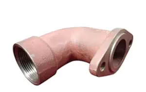 Diesel Engine Air Silencer Bend, Red, TV-1 Model