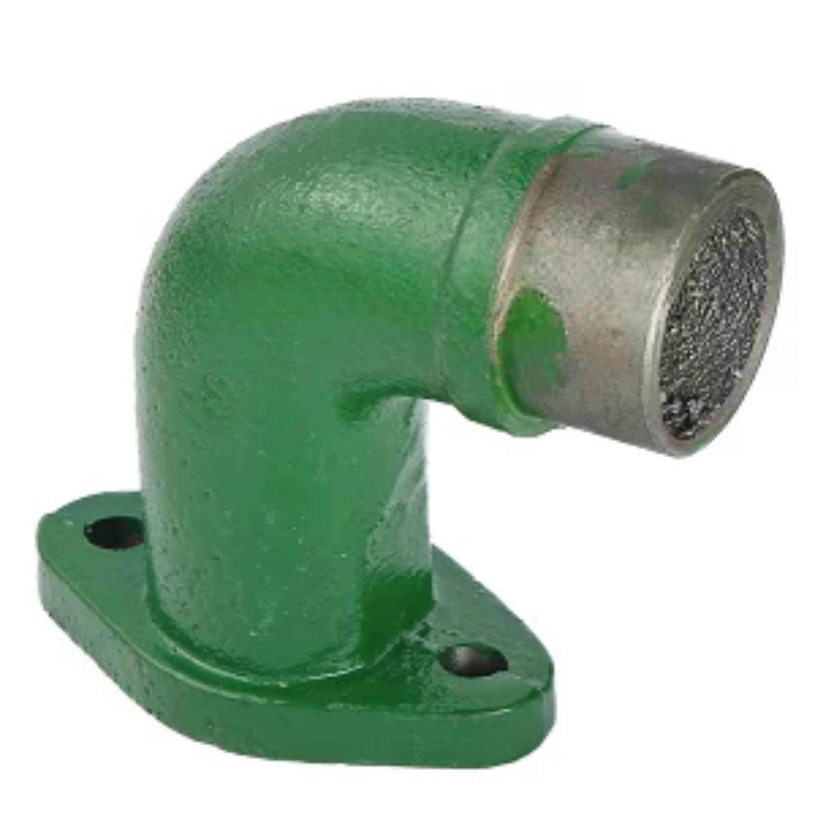 A.v.-1 Engine Air Bend Short, Green Elbow Fitting with Flange Mount